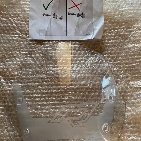 BMW R 1200 R LC Parabrisas Sport transparente / gris