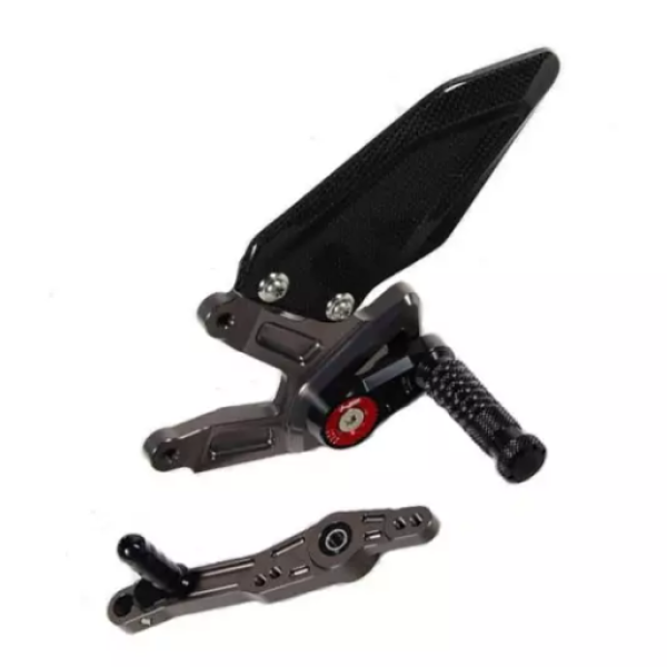 Reposapiés ajustables compatibles con BMW S1000RR 2017-2019 S1000R 2018-2020 HP4 HP